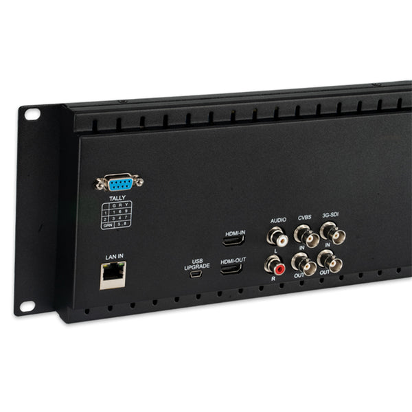 FEELWORLD D71 PLUS Monitor de montaje en rack SDI HDMI 7RU de 3 pulgadas con forma de onda y LUT