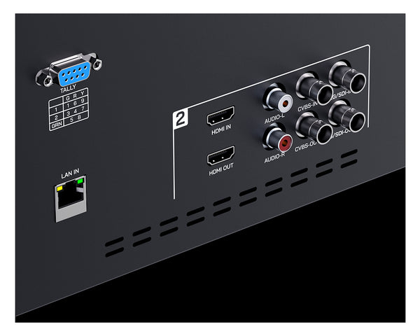 FEELWORLD FRM1001G Dual 10.1" 4RU Rackmount Monitor 12G SDI 4K HDMI 1920x1200 IPS