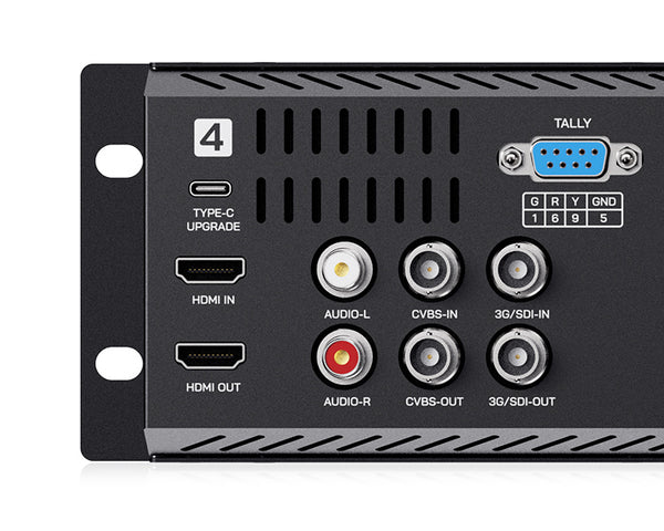 Q41 Quad 4.5" 2RU Rackmount Monitor 3G-SDI 4KHDMI AV input and output