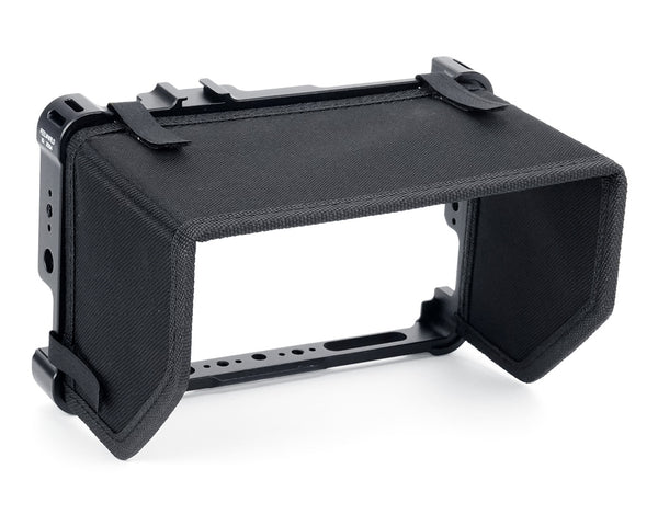 Sada klece pro monitor kamery FEELWORLD pro polní monitor S7 s více rozšiřujícími rozhraními a sluneční clonou, celohliníková slitina-2004