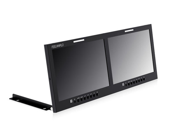 D101 PLUS Dual 10.1"4RU Rackmount Monitor 4K HDMI SDI 1920x1200IPS