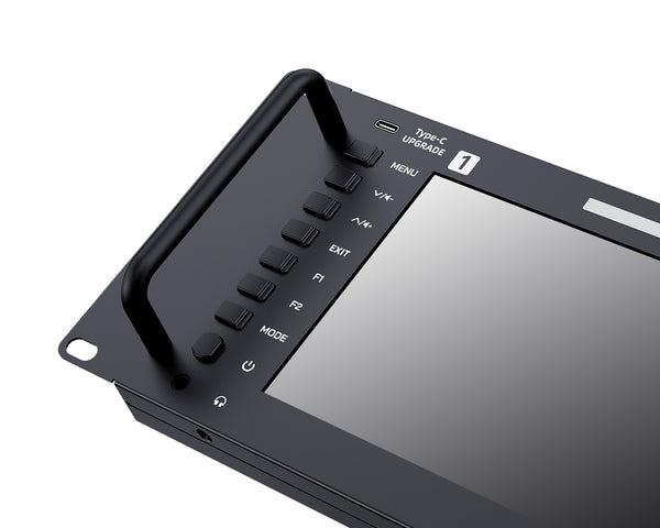 FEELWORLD FRM701G Dual 7"3RU Rackmount Monitor 12G-SDI 4K HDMI 1920x1200 IPS