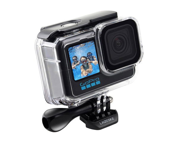 LAIZESKE Waterproof Housing Case for GoPro Hero 12/Hero 11/Hero 10/Hero 9 Black