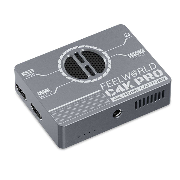 FEELWORLD C4K PRO 4K Capture Card for Gaming Streaming, Up to 4K60 Capture