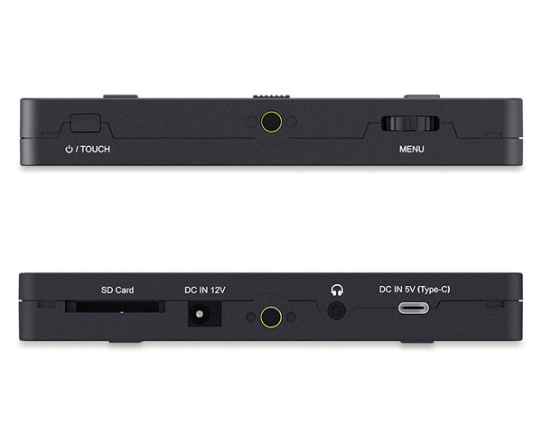 FEELWORLD F6 PLUSX 5.5 collu augstas spilgtas 1600 nitu skārienekrāna DSLR kameras lauka monitors