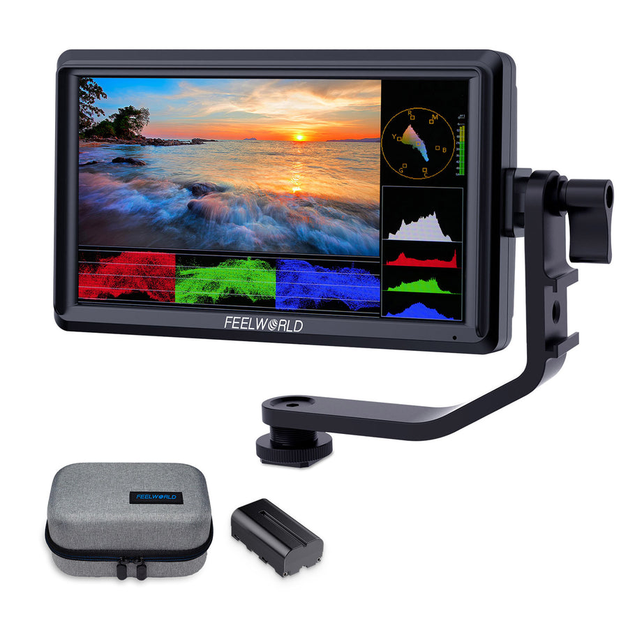FEELWORLD FW568 5.5 Inch Small Camera DSLR Monitor 4K HDMI full HD ...