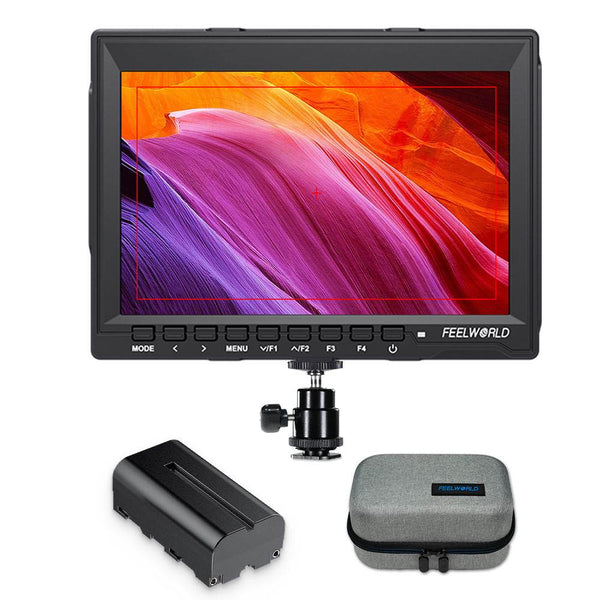 FEELWORLD FW759 7 Inch 400 nit Field DSLR Camera Monitor HD Video Assist IPS 1280x800 4K HDMI