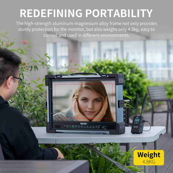 SEETEC P215 PRO-CO 21.5 inch 1000nit High Bright Portable Protective Broadcast Monitor with SDI HDMI