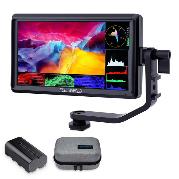 FEELWORLD S55 V2 5.5 inch camera DSLR field monitor video assist IPS 1920x1152 4K HDMI DC Out With 3D LUT