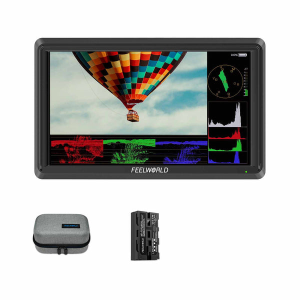 FEELWORLD S55E 5.5 Inch 500 nit Field DSLR Camera Monitor FHD IPS Support 4K HDMI Input Output