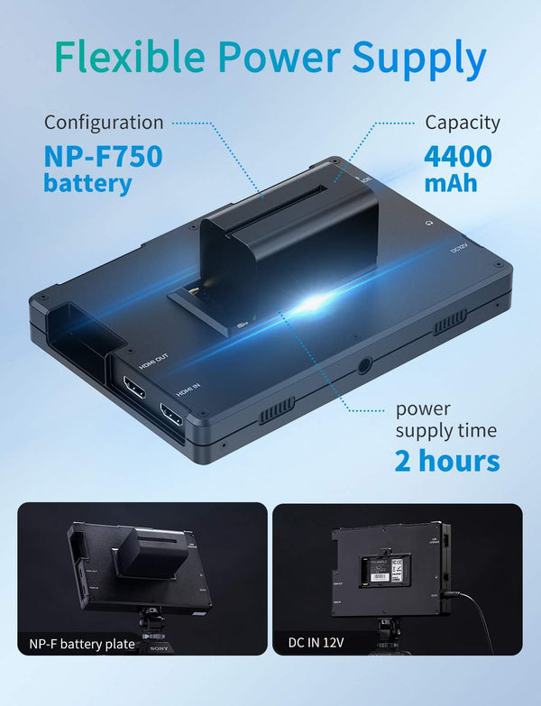 FEELWORLD T7 PRO 7 Inch 2000nit Aluminium Field DSLR Camera Monitor Ultra Bright 4K HDMI 60