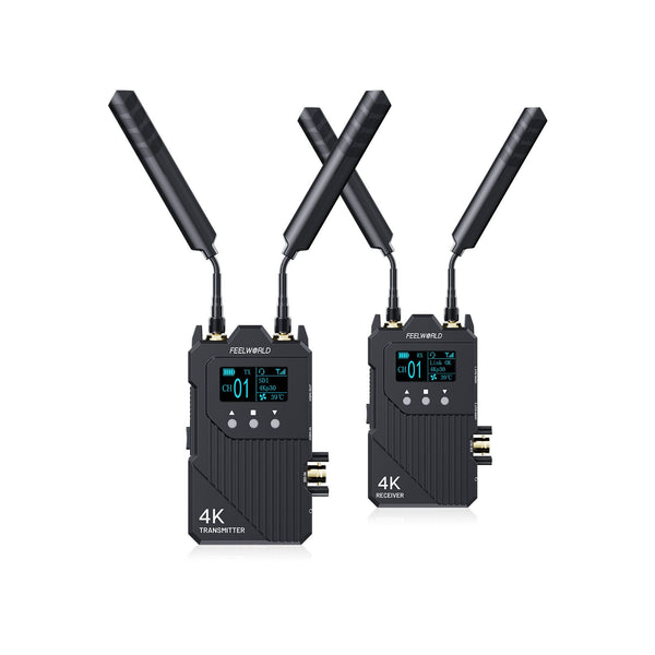 FEELWORLD WT1S 4K Wireless Video Transmission System SDI+Dual HDMI Full Duplex Intercom Live Streaming