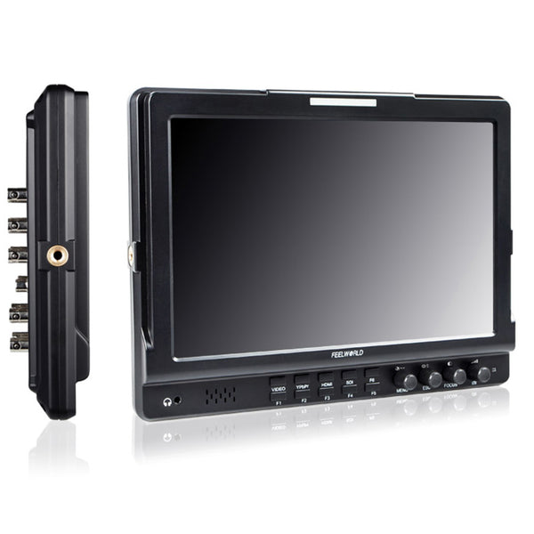 FEELWORLD FW1018SPV1 10.1"-es SDI DSLR fényképezőgép terepi monitor 1920x1200-as maximális hisztogramos expozícióval