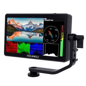 FEELWORLD F6 PLUS 6 touch screen piccolo pollici 3D LUT Videocamera DSLR Field Monitor 1920x1080 HD 4K HDMI