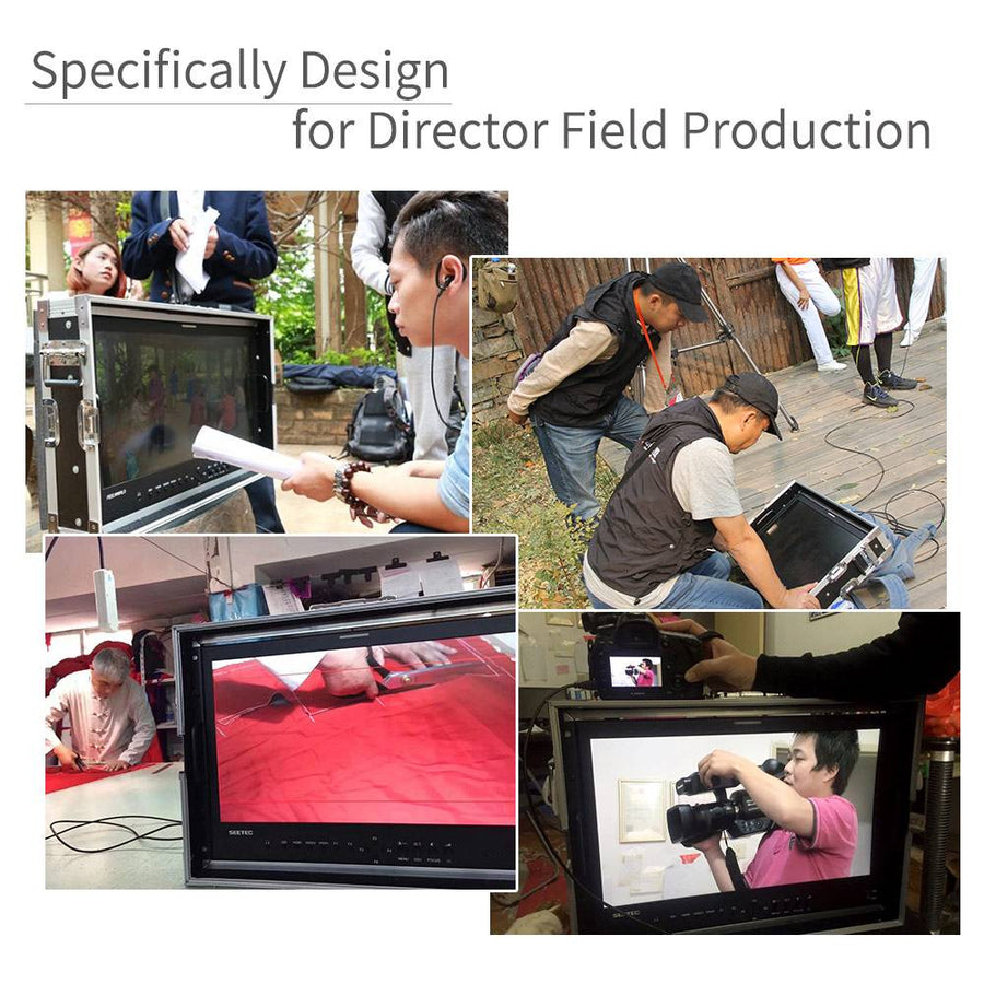 SEETEC P173-9HSD-CO 17.3 Inch 1920x1080 Broadcast Director Monitor Carry on with SDI HDMI In Out