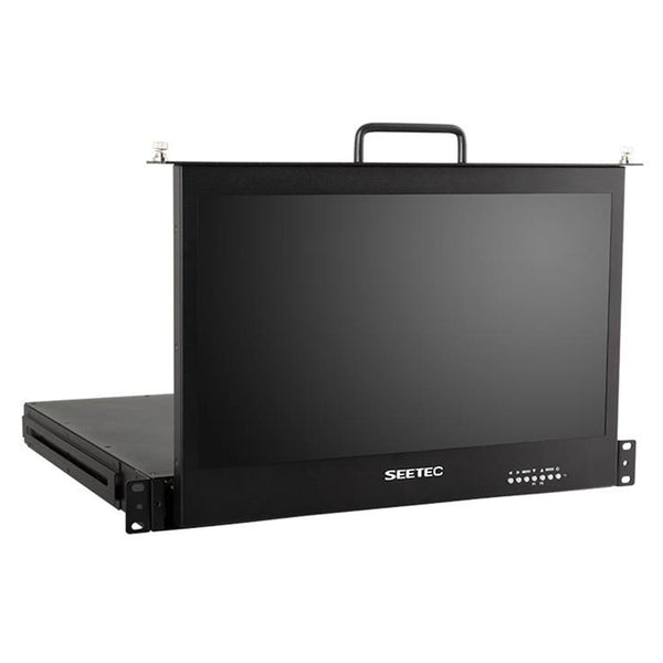 SEETEC SC173-HD-56 17.3 tuuman 1RU ulosvedettävä telineeseen kiinnitettävä näyttö HDMI In Out Full HD 1920x1080