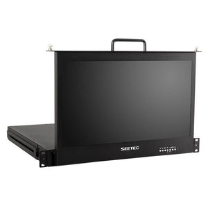 SEETEC SC173-HD-56 17.3-цалевы 1RU высоўны манітор для мантажу ў стойку HDMI In Out Full HD 1920x1080