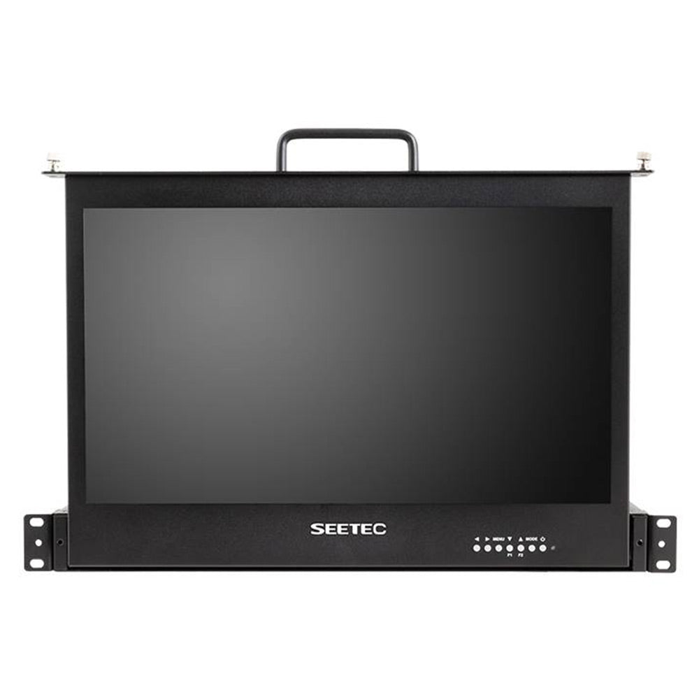 SEETEC SC173-HD-56 17.3 Inch 1RU Pull Out Rack Mount Monitor HDMI In O ...