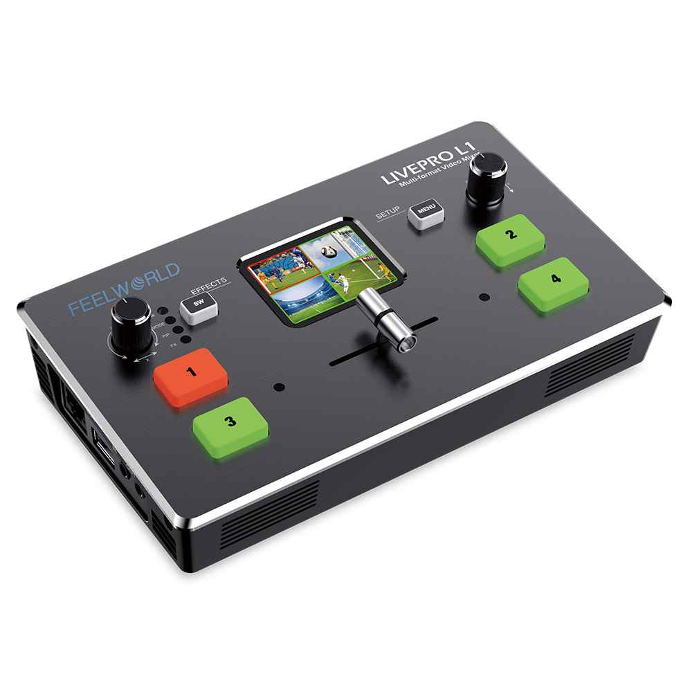 FEELWORLD LIVEPRO L1 Video Mixer Switcher real time live streaming –  feelworld official store