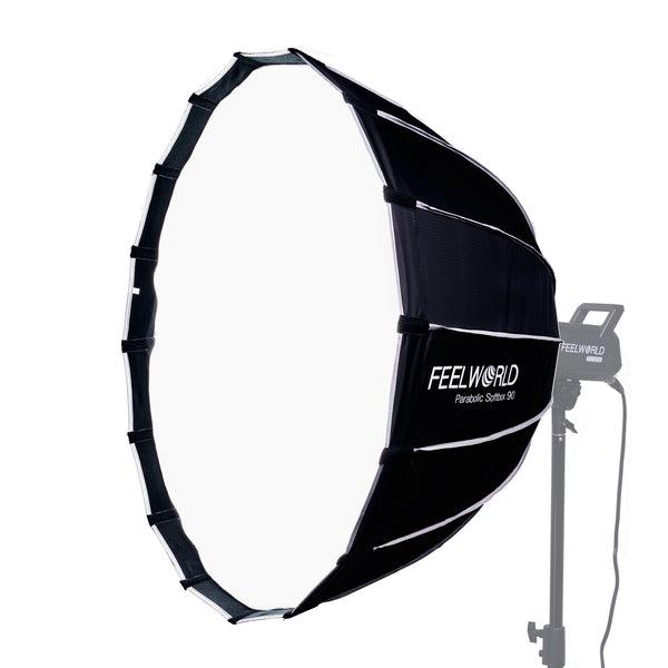 FEELWORLD FSP90 Hộp mềm Parabol di động sâu, 90cm 35.4 inch dành cho Đèn studio Bowens Mount Video