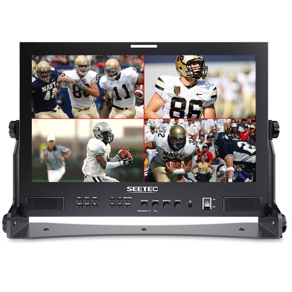 SEETEC ATEM173S 17.3 tommer 1920x1080 produktionsudsendelsesmonitor LUT Waveform HDMI 4 SDI In Out