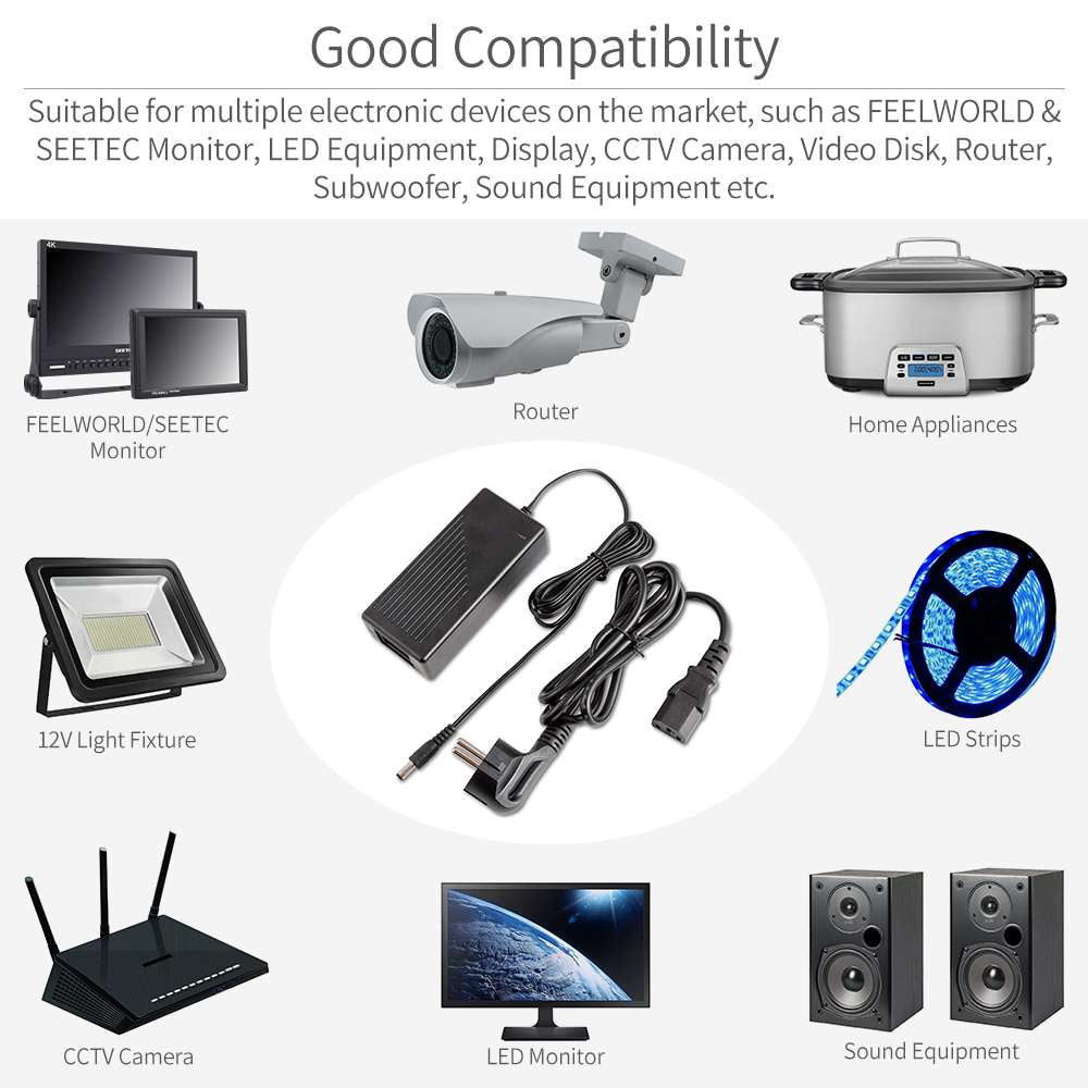 Feelworld Power Adapter für on Caera onitor FW568 F6PLUS F5 FW759 Feelworld Power Adapter für on Caera onitor FW568 F6PLUS F5 FW759