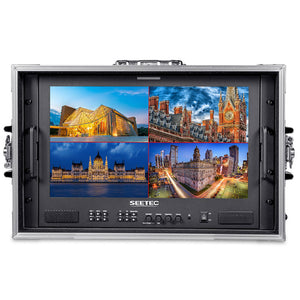 SEETEC ATEM173S-CO 17.3 Zoll 1920x1080 Carry On Broadcast Monitor LUT Waveform HDMI 4 SDI In Out
