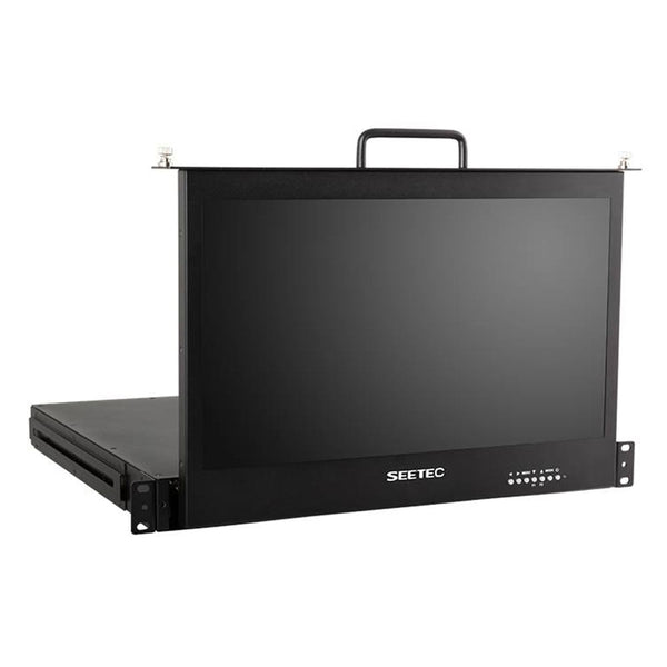 SEETEC SC173-HSD-56 17.3 pulgadas 1920x1080 1RU Monitor de montaje en rack extraíble HDMI SDI Entrada Salida