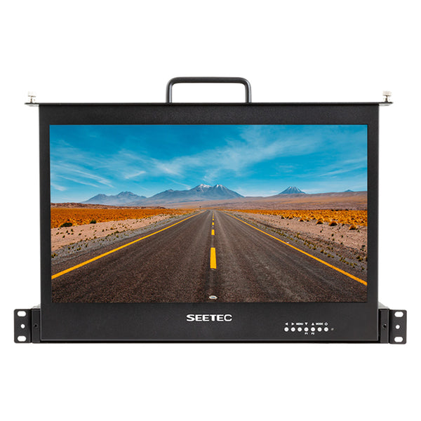 SEETEC SC173-HD-56 17.3 pouces 1RU moniteur de montage en rack extractible HDMI In Out Full HD 1920x1080