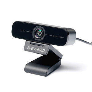 FEELWORLD WV207 USB élő közvetítés webkamera Full HD 1080P külső számítógépes kamera mikrofonnal