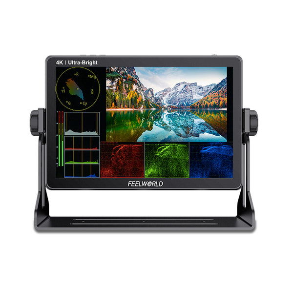 FEELWORLD LUT11S Monitor da campo per fotocamera DSLR touchscreen da 10.1 pollici 2000 nit 3G SDI 4K Uscita HDMI