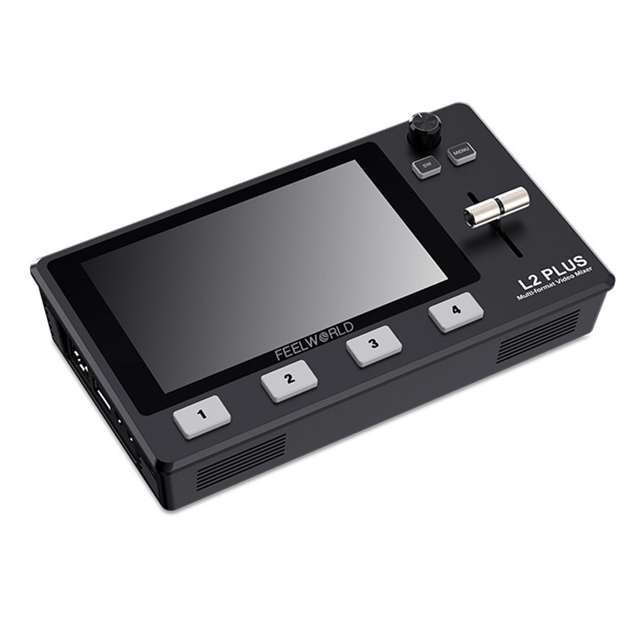 FEELWORLD L2 PLUS Multi Camera Video Mixer Switcher 5.5" Touch PTZ Control Chroma Key live streaming