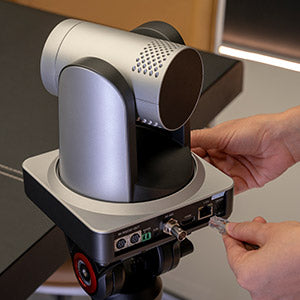 Loobro PTZ Camera Camcorder 20X Optical Zoom untuk Persidangan Video Penstriman Gereja