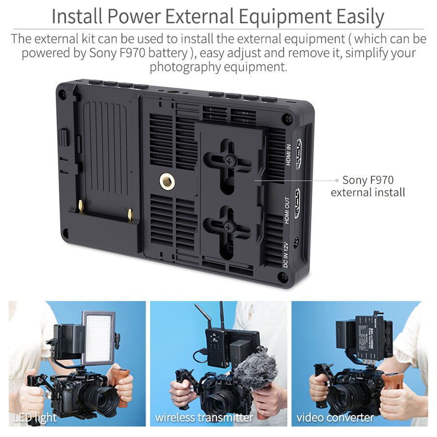 FEELWORLD F5 Pro V2 5.5 Inch 3D LUT DSLR Camera Field Monitor ...