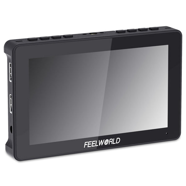 FEELWORLD F5 Pro V3 5.5 hüvelykes érintőképernyős DSLR fényképezőgép terepi monitor LUT Waveform külső készlet fénye