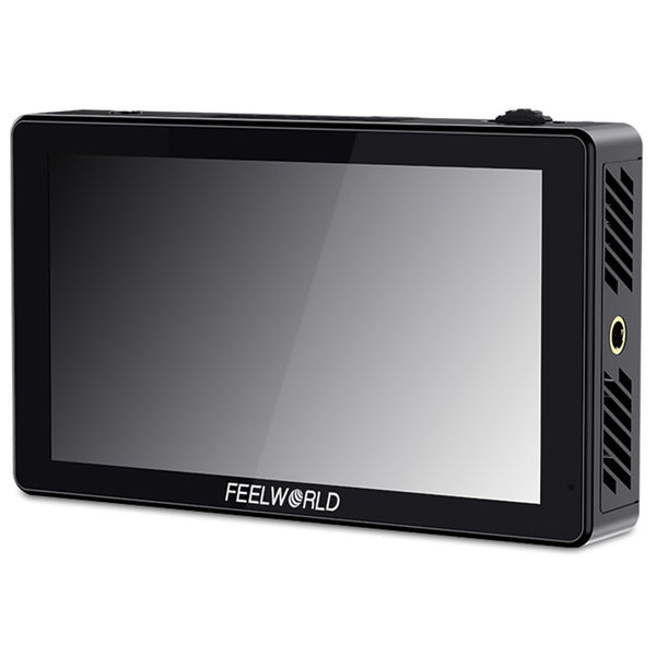 FEELWORLD LUT5 5.5 Inci 3000nit Skrin Sentuh DSLR Camera Field Monitor F970 Power and Install Kit