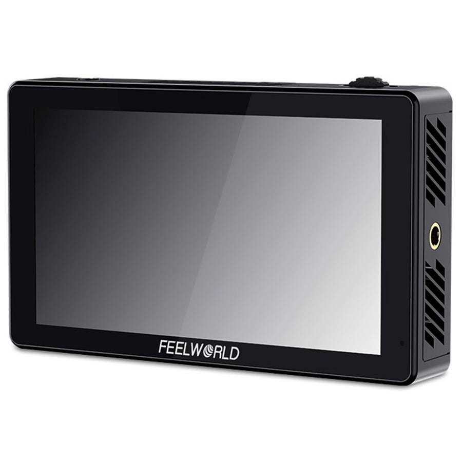 FEELWORLD LUT5 5.5 Inch 3000nit Touchscreen DSLR Camera Field Monitor F970 Power and Install Kit