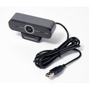 FEELWORLD WV207 USB Live Streaming Webcam Full HD 1080P External Computer Camera with Microphone