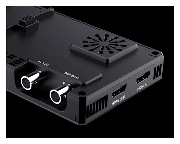 FEELWORLD CUT6S Videocamera da campo con monitor di registrazione da 6 pollici DSLR Registratore USB 2.0 HDMI SDI