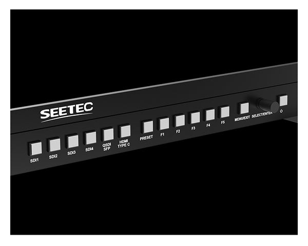 SEETEC 12G320F 32 pouces 4K 8K Production Diffusion HDR Moniteur 4x 12G SDI In Out 2x HDMI 3840x2160
