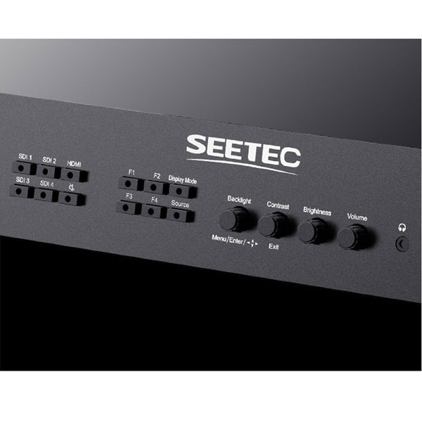 SEETEC ATEM215S 21.5 düym 1920x1080 istehsal yayımı monitoru LUT dalğa forması HDMI 4 SDI girişi