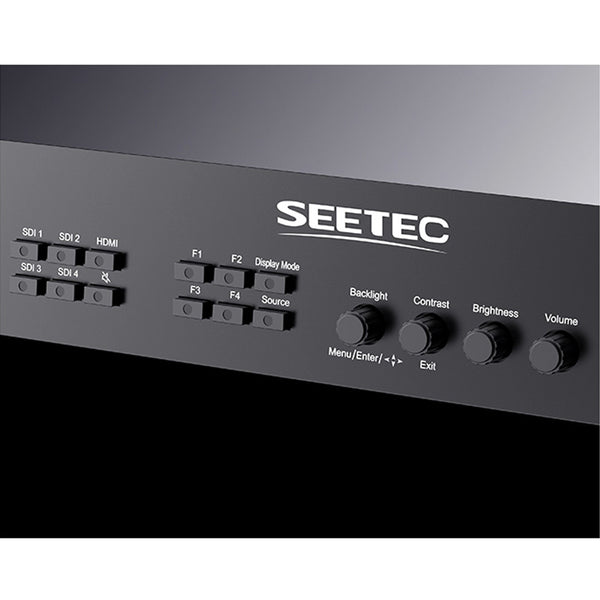 SEETEC ATEM173S 17.3 Inci 1920x1080 Pemantau Siaran Pengeluaran LUT Bentuk Gelombang HDMI 4 SDI Masuk Keluar
