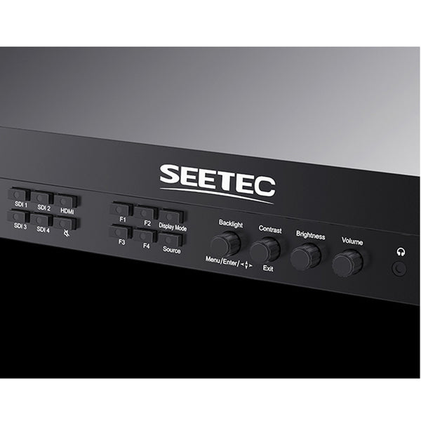 SEETEC ATEM156S 15.6 İnç 1920x1080 Üretim Yayın Monitörü LUT Dalga Biçimi HDMI 4 SDI Giriş Çıkışı
