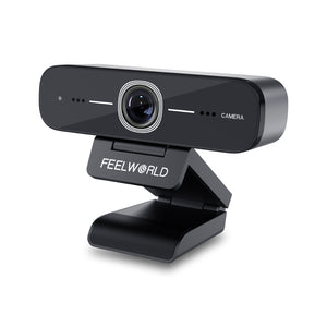 FEELWORLD WV207 USB Live Streaming Webcam Fuld HD 1080P eksternt computerkamera med mikrofon