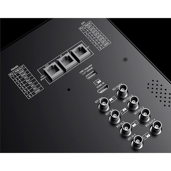 SEETEC ATEM156S-CO 15.6 düym 1920x1080 Davamlı Direktor Monitor LUT Dalğa forması HDMI 4 SDI Girişi