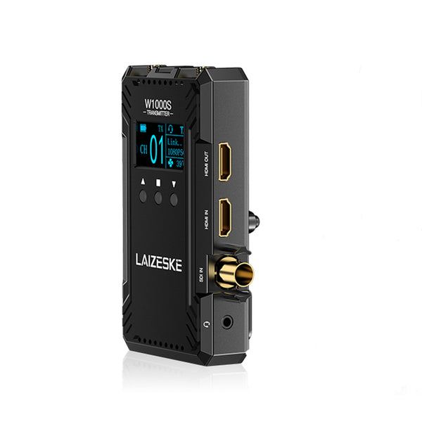 LAIZESKE W1000S-R Receptor de sistema de transmissão de vídeo sem fio HDMI SDI para diretor e fotógrafo