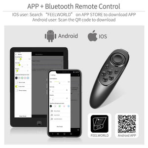 FEELWORLD TP2A Portable 8 "Teleprompter υποστηρίζει λήψη tablet με έξυπνο smartphone