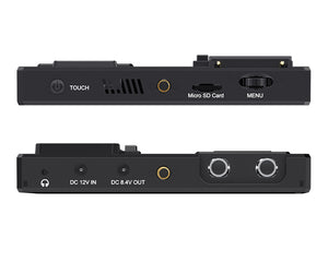 FEELWORLD CUT6S 6 collu ierakstīšanas monitors lauka kamera DSLR USB2.0 ierakstītājs HDMI SDI