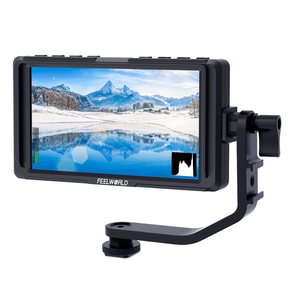 ディスプレイFeelworld F5 カメラビデオモニター 5インチ4K