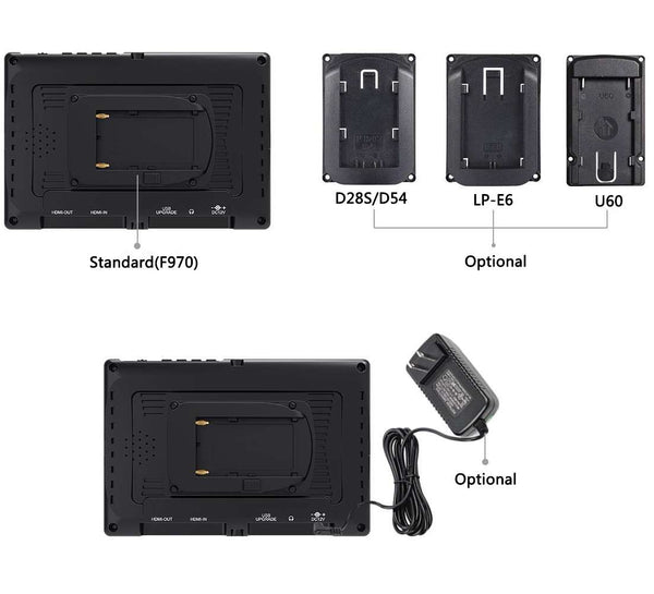 Kamera Monitoru üçün Feelworld 12V 1.5A Güc Adapteri İngilis standartı və Avropa standartına daxildir